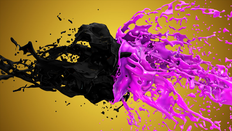 水滴,液体,紫色,两翼昆虫,黑色,点状,水,艺术,水平画幅,墨水
