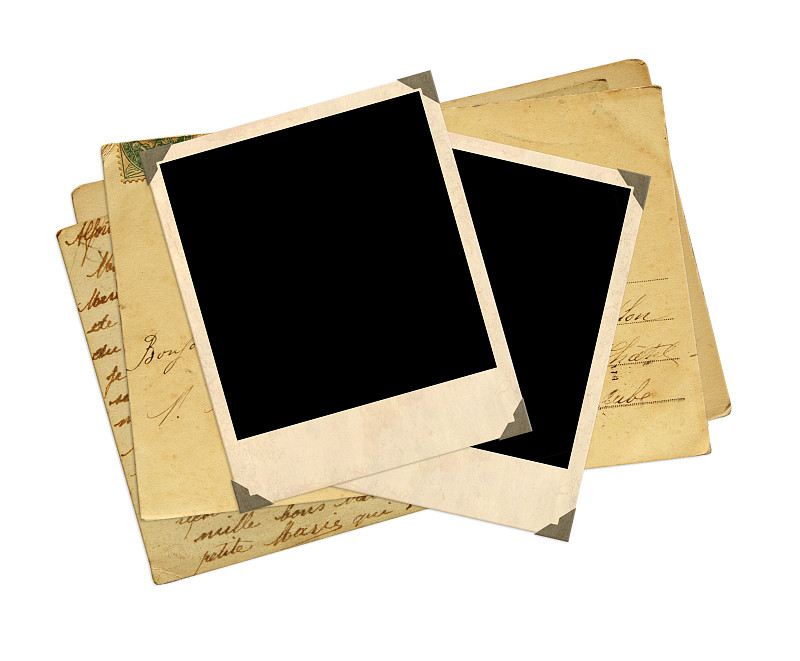 式样,明信片,三角帽,黑影照片,水平画幅,风化的,消息,衰老过程,古老的,古典式