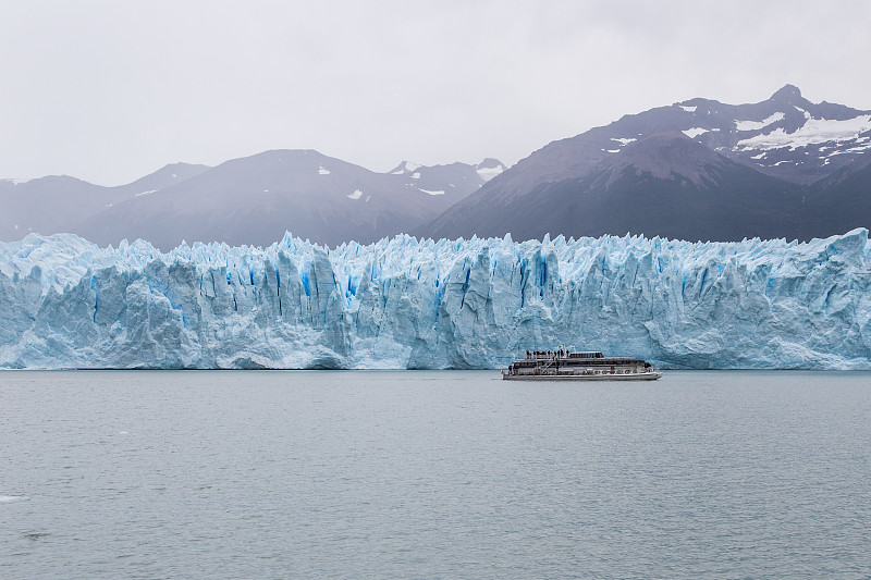 莫雷诺冰川,阿根廷,桨叉架船,宁静,埃尔卡拉法特,巴塔哥尼亚,两极气候,冰山,北极,全球变暖