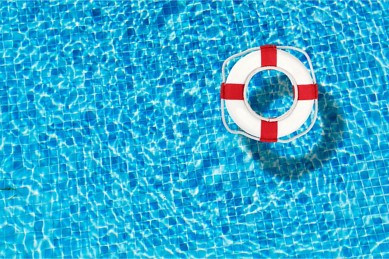 游泳池,安全带,充气筏,戒指,安全的,保险箱,水,留白,水平画幅,无人
