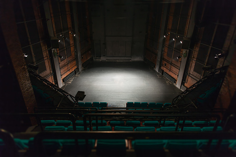 剧院,舞台,空的,影院行业,表演艺术中心,戏剧表演,开演时间,演员,音乐剧