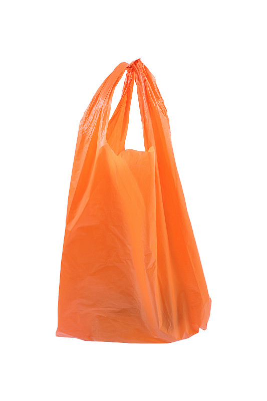 白色,循环利用,橙色,塑料袋,分离着色,环保袋,垃圾袋,可回收材料,大口袋,口袋