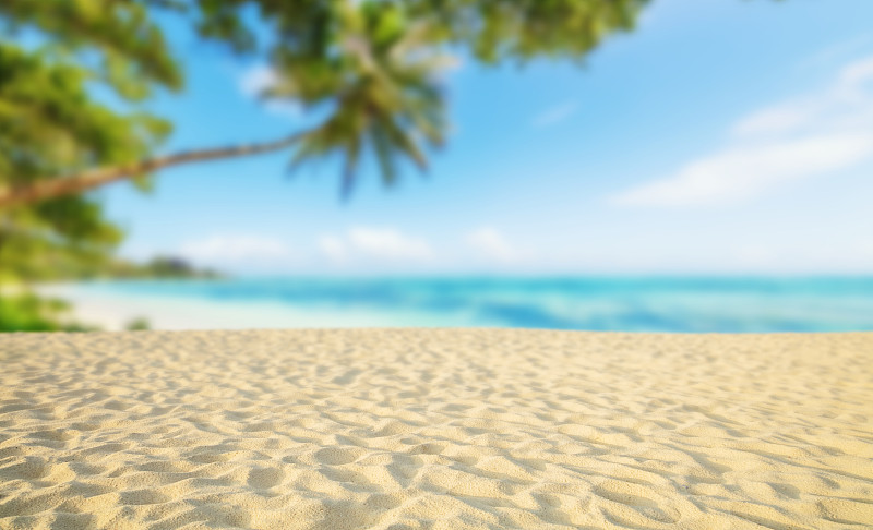 沙子,海滩,背景,暑假,鸡尾酒,岛,水,天空,留白,水平画幅