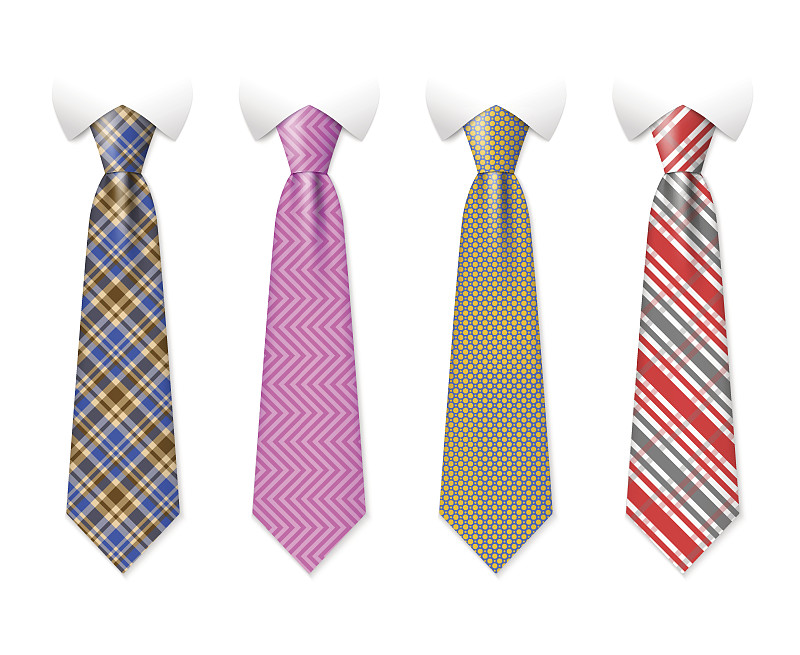 领带,矢量,式样,纹理效果,格子花纹,领巾,衣领,个人随身用品,水平画幅,形状