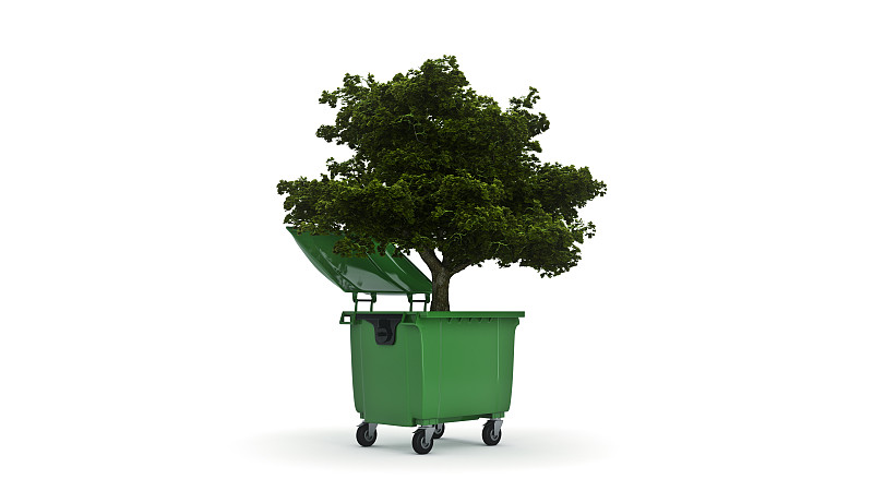 垃圾,容器,巴巴多斯市,工业垃圾箱,文件盘,回收桶,垃圾桶,废金属,可回收材料,树