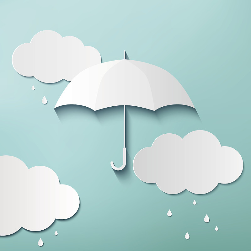 雨,雨季,季候风,伞,极端天气,折纸工艺,云,雨滴,湿,暴风雨