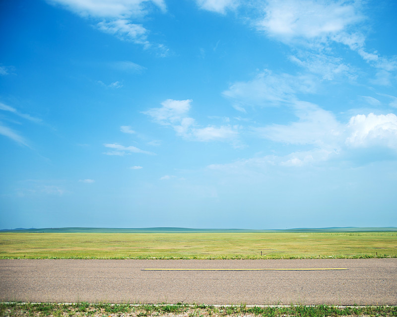 空的,背景,柏油路,空的路,天空,水泥,街道,路,风景,极简构图