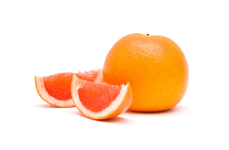 葡萄柚,白色背景,低碳水化合物饮食,美,水平画幅,素食,生食,维生素,果汁,特写