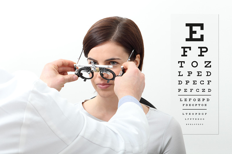 视力,白色,女人,边框,图表,测量工具,近视,视力表,视力测验,验眼设备