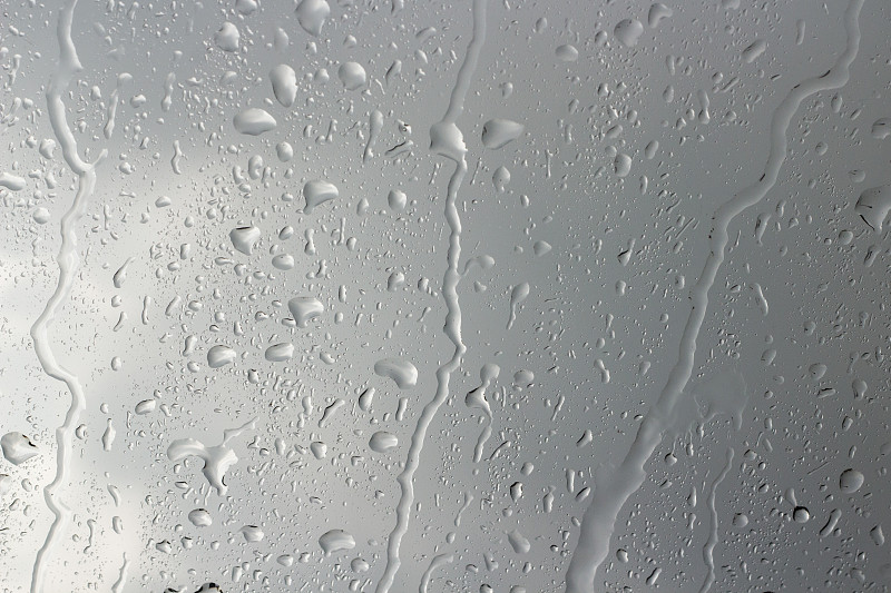 水滴,饮用水,窗户,露水,雨滴,湿,水面,冷饮,平视角,雨