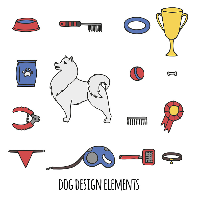 狗,设备用品,宠物,组物体,四元素,计算机图标,宠物美容店,乱画,喂养,步行