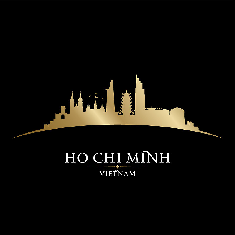 胡志明市,越南,城市天际线,办公室,正面视角,天空,无人,绘画插图,户外,湖