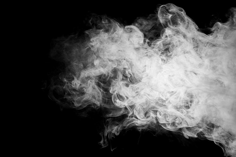 烟,蒸汽,特写,黑色背景,香烟,泥泞的,偏远的,气氛,烟雾
