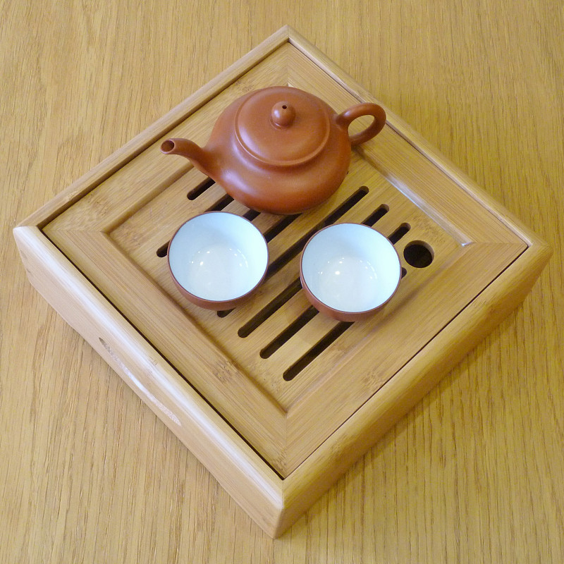 茶壶,茶杯,桌子,木制,茶盘,土器,格柵,中国茶,粘土,餐盘