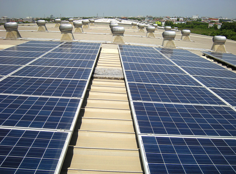 太阳能电池板,太阳能设备,屋顶,空调,背景,太阳能发电站,硅,电扇,通风设备,太阳能