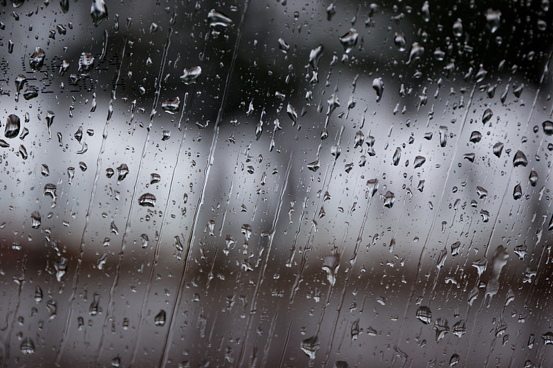 雨,暴风雨,雨滴,交通堵塞,窗户,湿,图像聚焦技术,交通,市区路,暗色