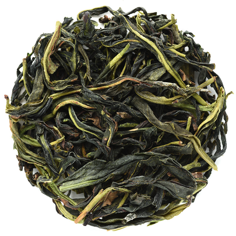 乌龙茶,广东省,烤的,康镇,半身像,轻的,茶叶,抗氧化物,分离着色,叶子