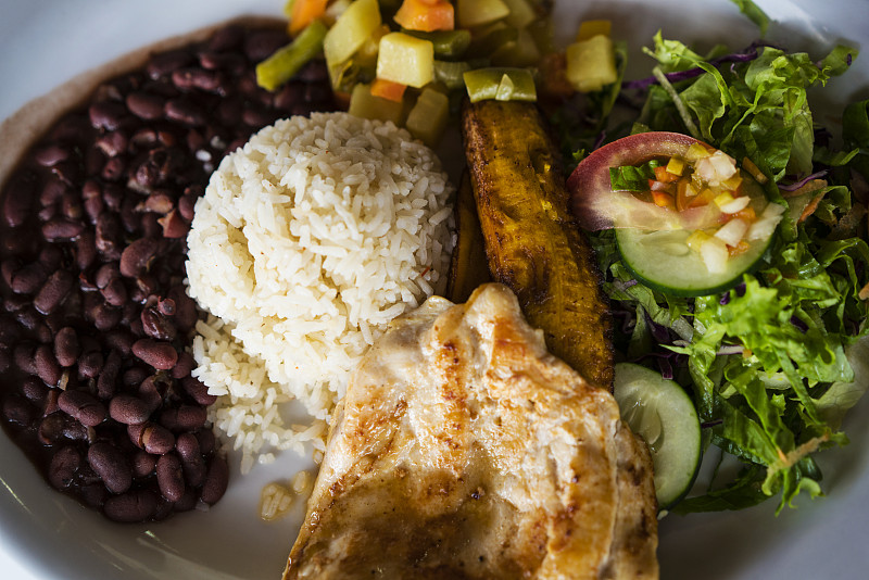豆,哥斯达黎加,米,传统,膳食,卡尔瓦多斯,芥花籽油,尼加拉瓜,萨尔瓦多