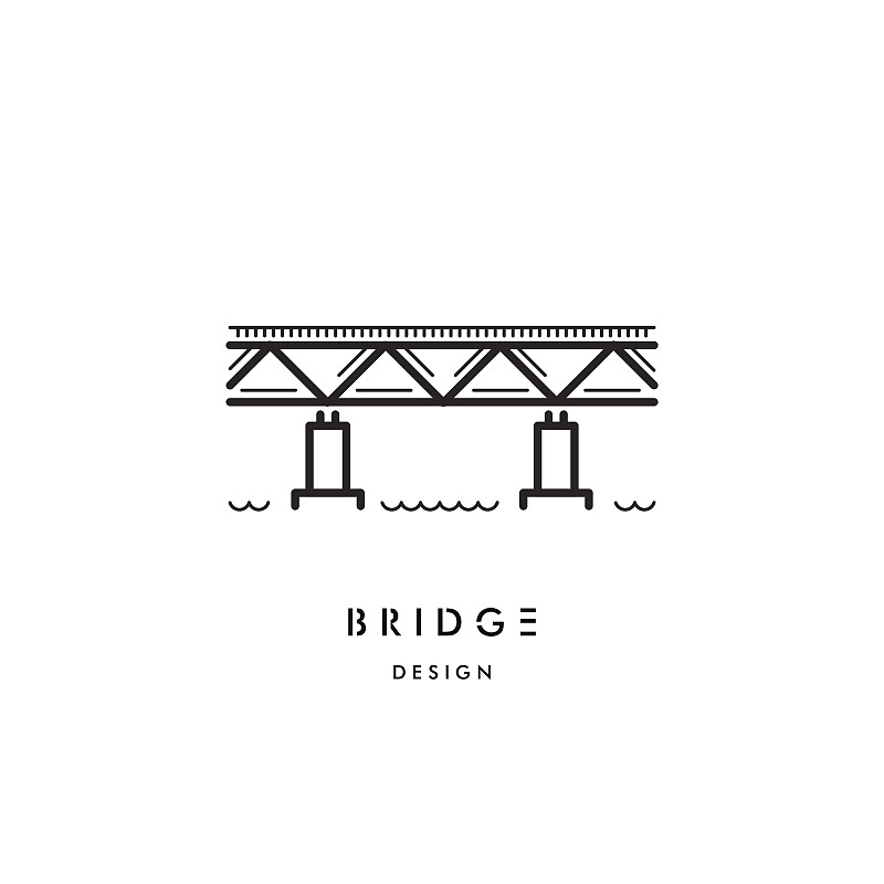 桥,轮廓,图标,栏杆支柱,栏杆,拱桥,高架桥,拱门,建筑设备,铁路运输