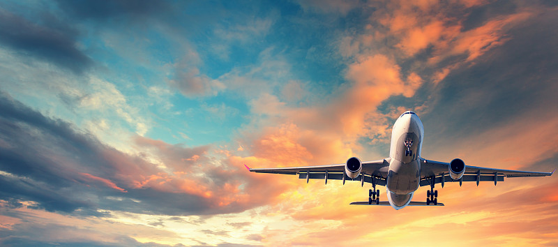 飞机,商用机,云,乘客,天空,地形,背景,着陆,飞,旅行