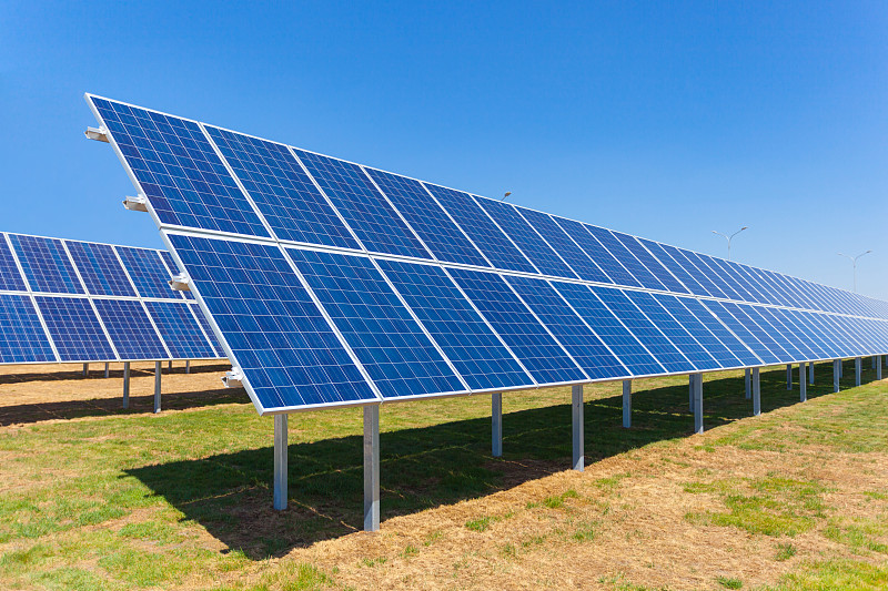 太阳能电池板,青绿色,背景,天空,哈萨克斯坦,环保袋,太阳能发电站,太阳能,反光服,环保人士