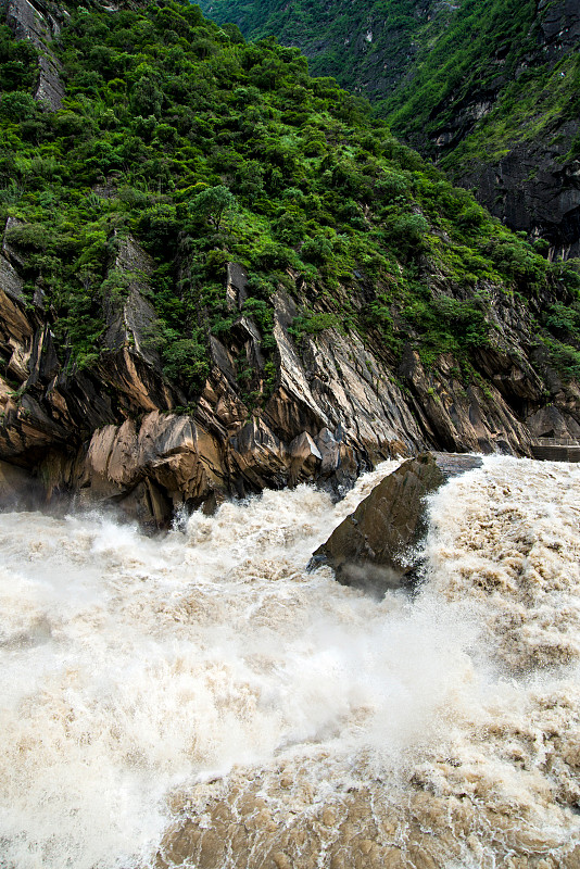 虎跳峡,水,中国,能源,金沙河,香格里拉县,水坑,沟壑,自然神力,峡谷