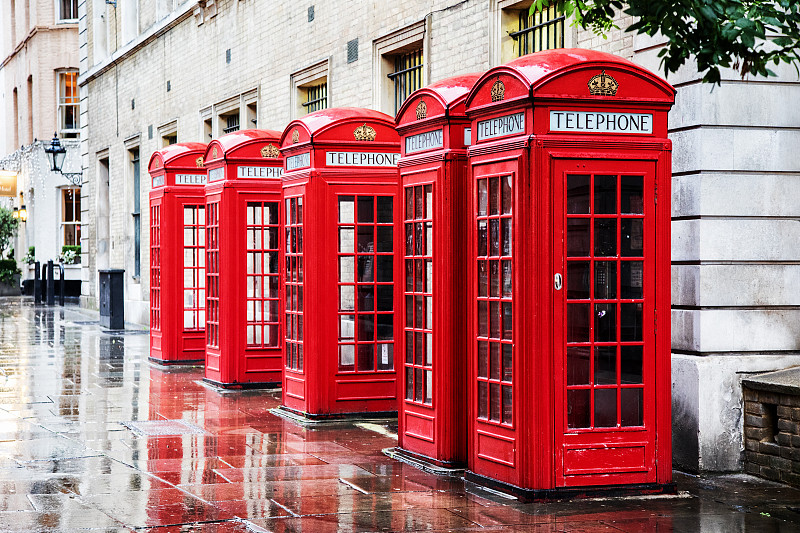 电话亭,考文特花园,伦敦,伦敦城,水坑,雨,街道,英格兰,桌位,英国