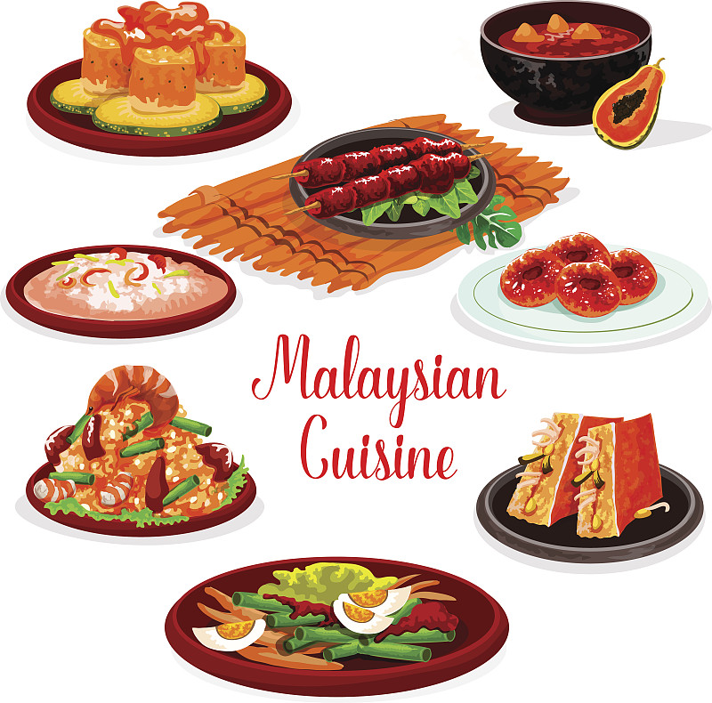 食品,东方食品,菜单,餐馆,马来西亚,香料,豆,意大利调味饭,豆腐,木瓜