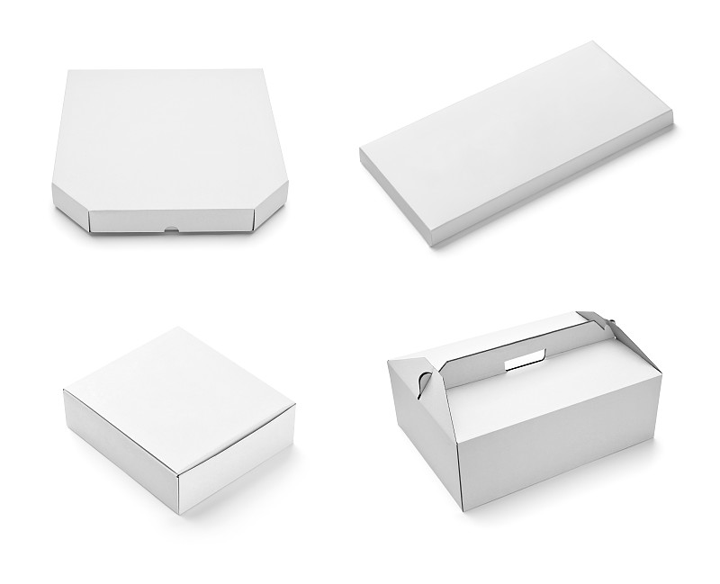盒子,模板,白色,容器,空白的,铝,标签,工业,晚餐