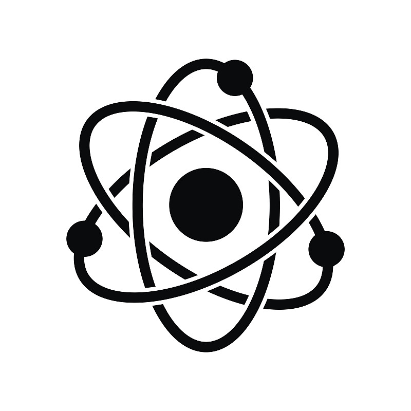 矢量,原子,计算机图标,细胞核,核电站,轨道运行,无人,绘画插图,符号,科学