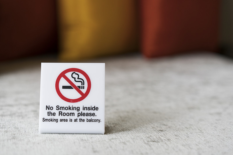 住宅房间,酒店,禁止吸烟记号,室内,办公室,水平画幅,无人,符号,床垫,标签