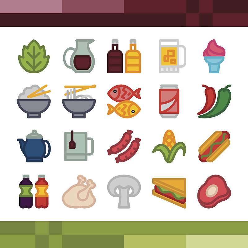 符号,饮食,冰淇淋,易拉罐,形状,素食,无人,绘画插图,膳食,饮料