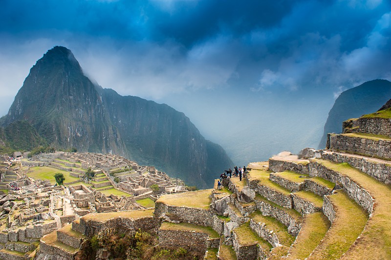 秘鲁,马丘比丘,马丘比丘印加遗址,秘鲁人,印加人文明,拉美文明,中等数量人群,古城,旅行者,废墟