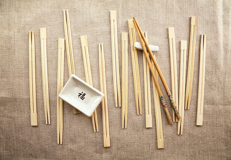 酱油,碗,筷子,传统,日本,木制,厨房器具,上菜,吃