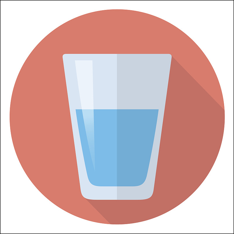 玻璃杯,扁平化设计,饮用水,计算机图标,水,饮食,蓝色,绘画插图,符号,饮料