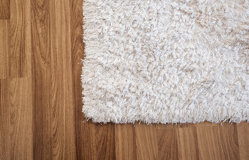 硬木地板,复合地板,特写,白色,地毯,装饰物,起居室,留白,褐色,新的