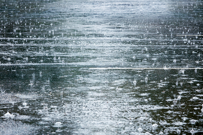 暴雨,水灾,雨滴,路,水,暴风雨,水平画幅,无人,湿,户外