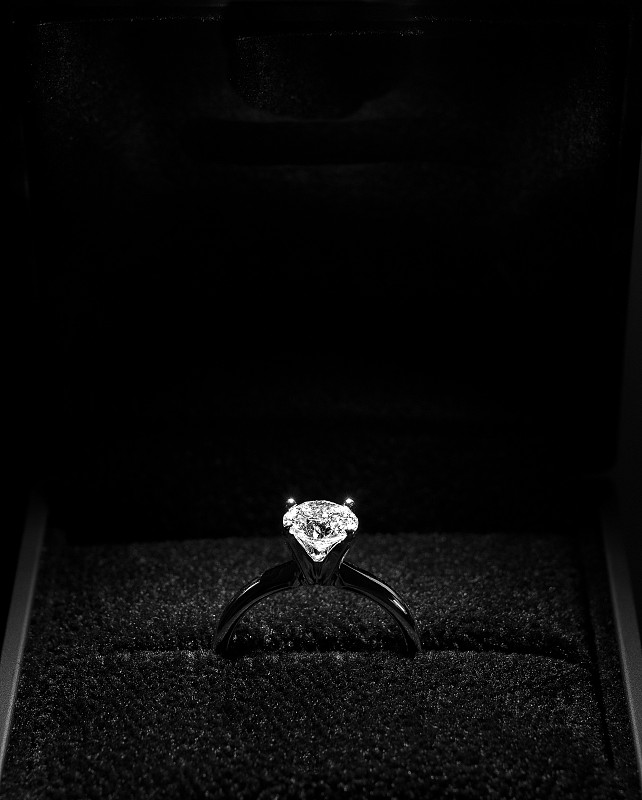订婚戒指,钻石,垂直画幅,美,宝石,纺织品,盒子,珠宝,光,特写