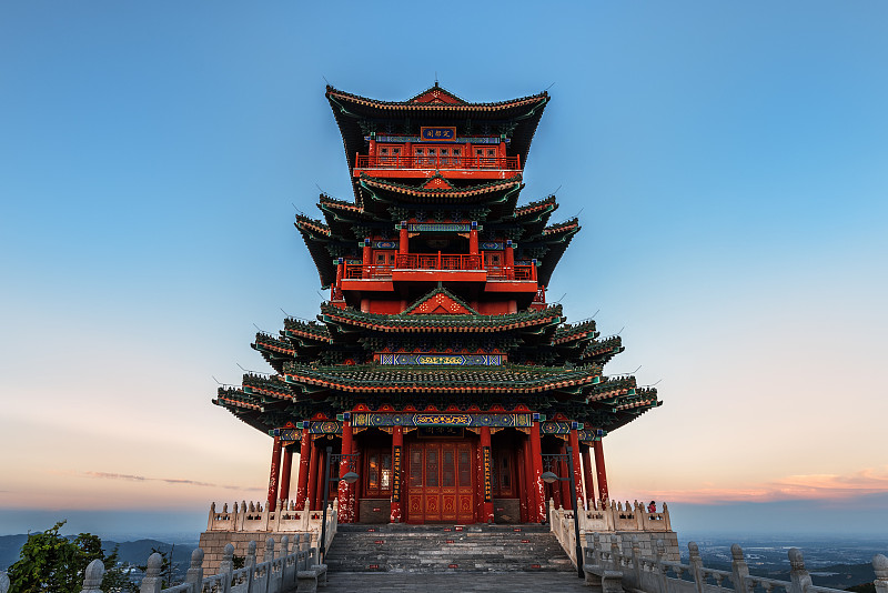 北京,亭台楼阁,在下面,房屋,宏伟,屋檐,长时间曝光,图片视觉效果,彩色图片,天空
