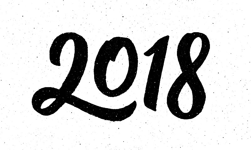 新年前夕,2018,书法,狗,狗年,纹理效果,贺卡,春节,笔迹,复古风格