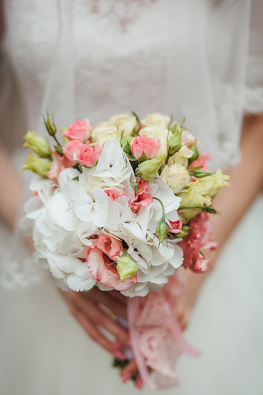 花束,结婚庆典,拿着,婚礼,新娘,巨大的,垂直画幅,明亮,白色,婚姻
