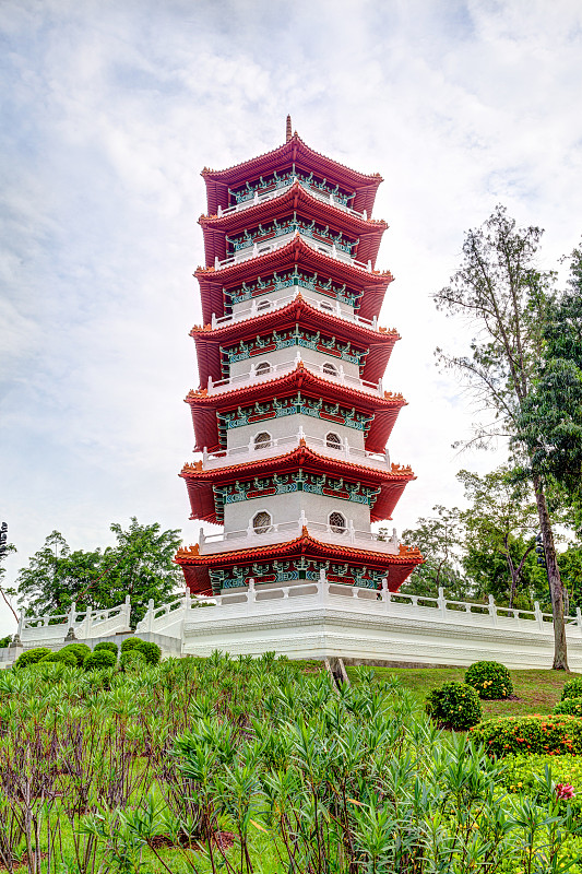 新加坡,宝塔,东方石景花园,自然,垂直画幅,美,公园,宁静,地形,建筑