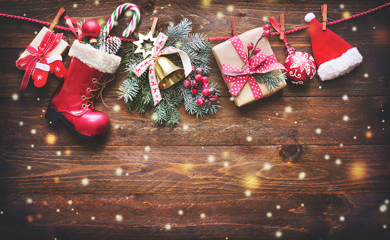 背景,晒衣绳,礼物,个人随身用品,圣诞老公,夜晚,雪,甘蔗糖,古典式