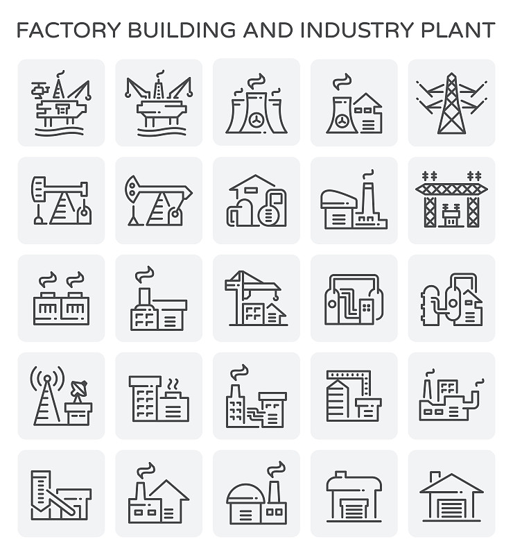 工业,工厂,植物,垂直画幅,煤气管,能源,绘画插图,输电塔,电源,建筑业