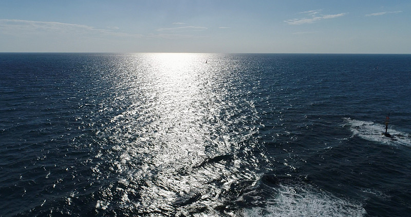 游艇,航拍视角,海洋,风景,非凡的,白昼,开着的,水,天空,风