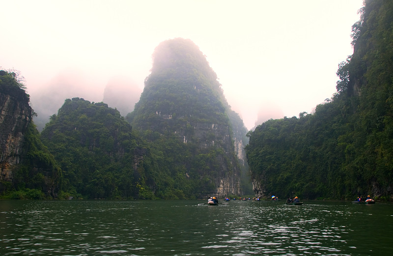 越南,洞穴,下龙湾,世界遗产,平衡折角灯,陆地,图尔,董里府,宁平省,桨叉架船