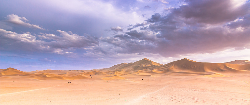 戈壁滩,敦煌,沙丘,中国,八月,2014年,沙漠绿洲,全景,新月形,甘肃省