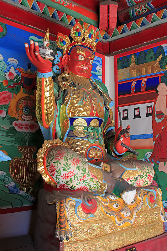 禅宗,寺庙,雕塑,神,内蒙古自治区,呼和浩特,五个物体,宝塔,城市
