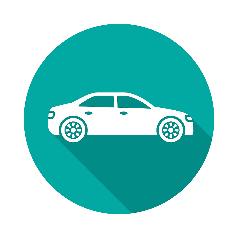 圆形,汽车,计算机图标,时尚,长阴影,扁平化设计,绘画插图,计算机制图,计算机图形学,卡通