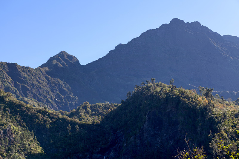 留尼汪（法属）,内日峰,自然,法国海外领土,旅游目的地,水平画幅,马斯克林群岛,无人,户外,山脉